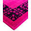 Tapis unique noué à la main rose de 8 pi 0 po x 10 pi 5 po Rachal