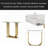 43.3-Inch Accent Table, Console, Modern Wooden Imitation Marble Counter Top Console Table, Narrow Type, Sofa, Living Room, Bedroom