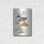 Art mural en métal Corrigan Studio® «Modern Abstract Triangles II» par Courtney Prahl-1626623058