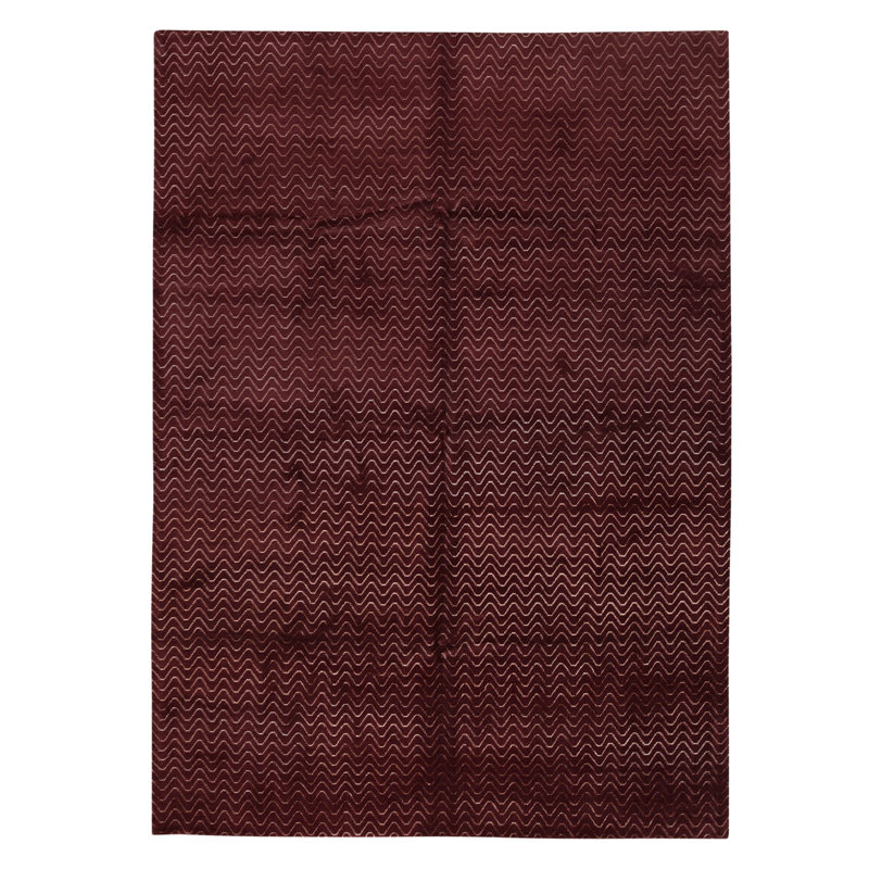 Hand Knotted Area Rug in Red