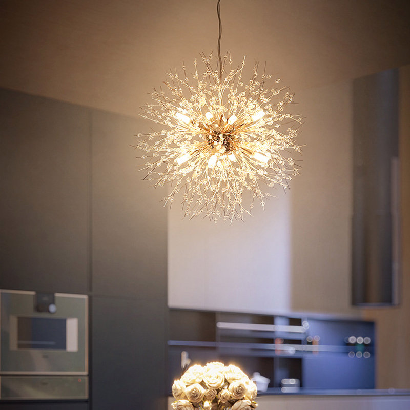 45cm beaded fireworks pendant lamp