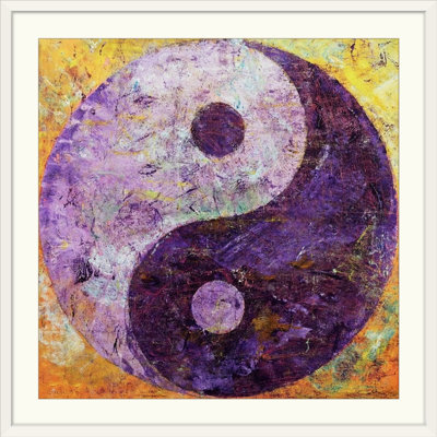 «Alcantar Mauve Yin Yang» par Michael Creese, reproduction d'art