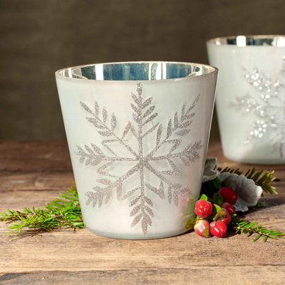 4'' H Glass Tabletop Votive Holder