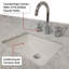 Ensemble de meuble-lavabo double P 22 po, comptoir en marbre de Carrare et robinet-8182188-8182191