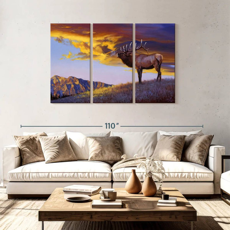 Brampt Reveille, 48" H x 74" W