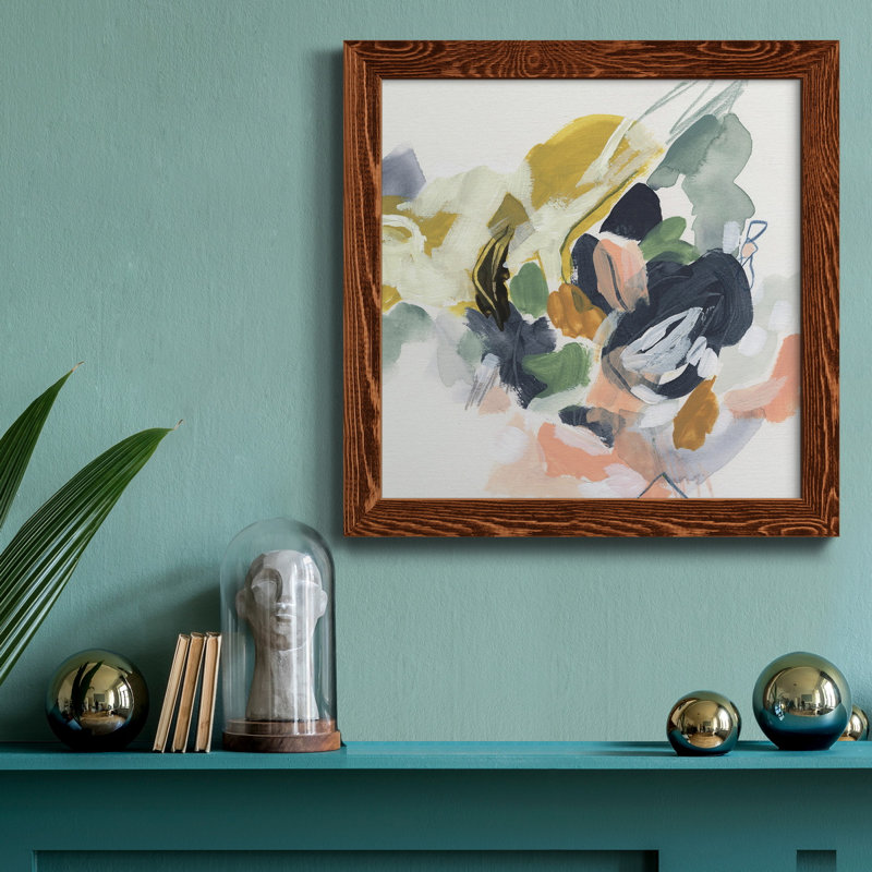 Toile encadrée «Premium Notation» de couleur notée I - prête à être accrochée, H 31,5 po x l 31,5 po x P 1,5 po