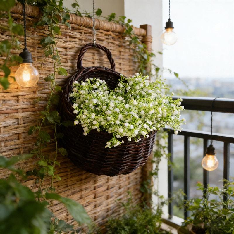 Wall-Mounted Artificial Flower