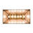 Rustic Lodge 6 - Light Antique Copper Pool Table Lights Pendant