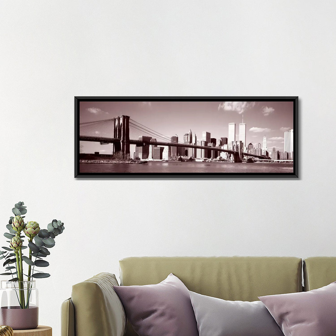 " Brooklyn Bridge, New York City, New York State " by Panoramic Images East Urban Home 