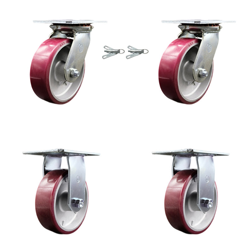 Poly on Aluminum Caster