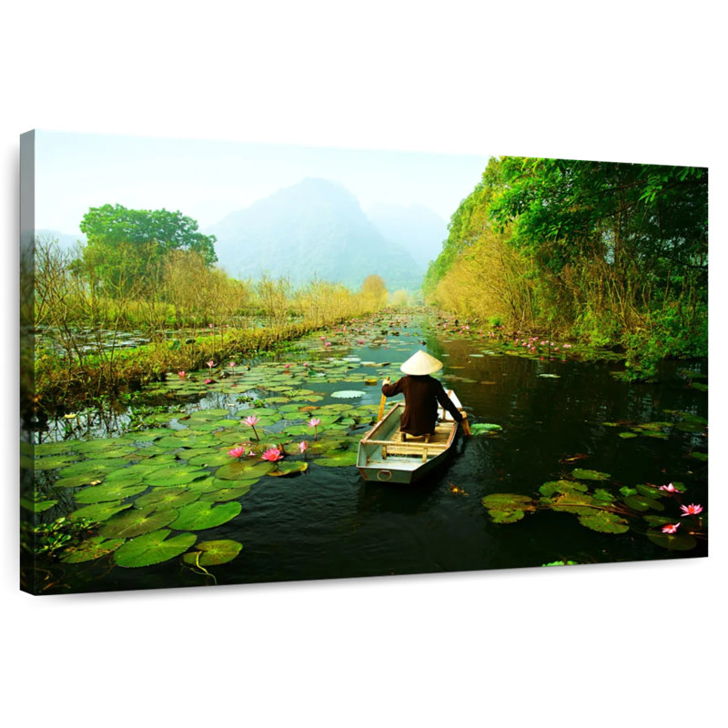Alvord Canoe On Yen Stream, 34" H x 51" W