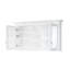 Pharmacie avec cadre en bois massif et miroir en bois massif l 55 po x H 30 po-1562497185