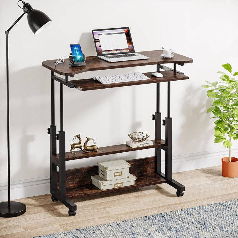 Bureau portatif 32 pouces avec prises de courant