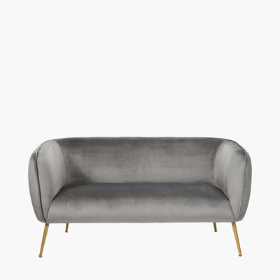 Lucca 2 Seater Velvet Sofa