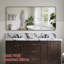 Miroir de salle de bain à rebord noir 28 po x 60 po avec cadre en métal noir et verre trempé incassable pour salle de bain-1692371160-1692371164-1685016897