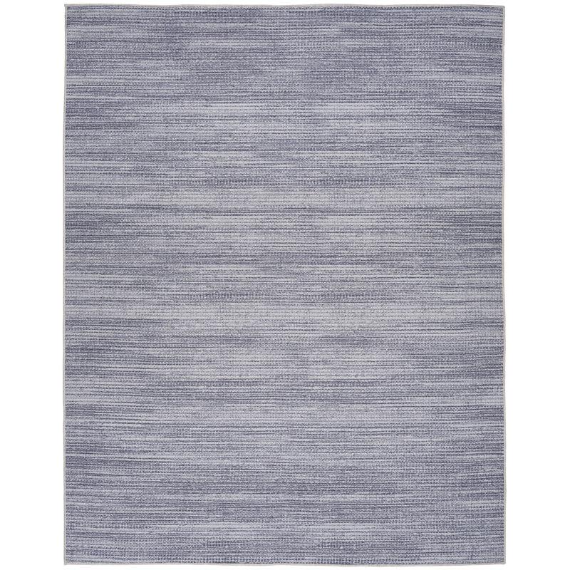 Clie Machine Washable Poly-cotton  Area Rug with Non-Slip Backing, Rectangle 6' x 9'