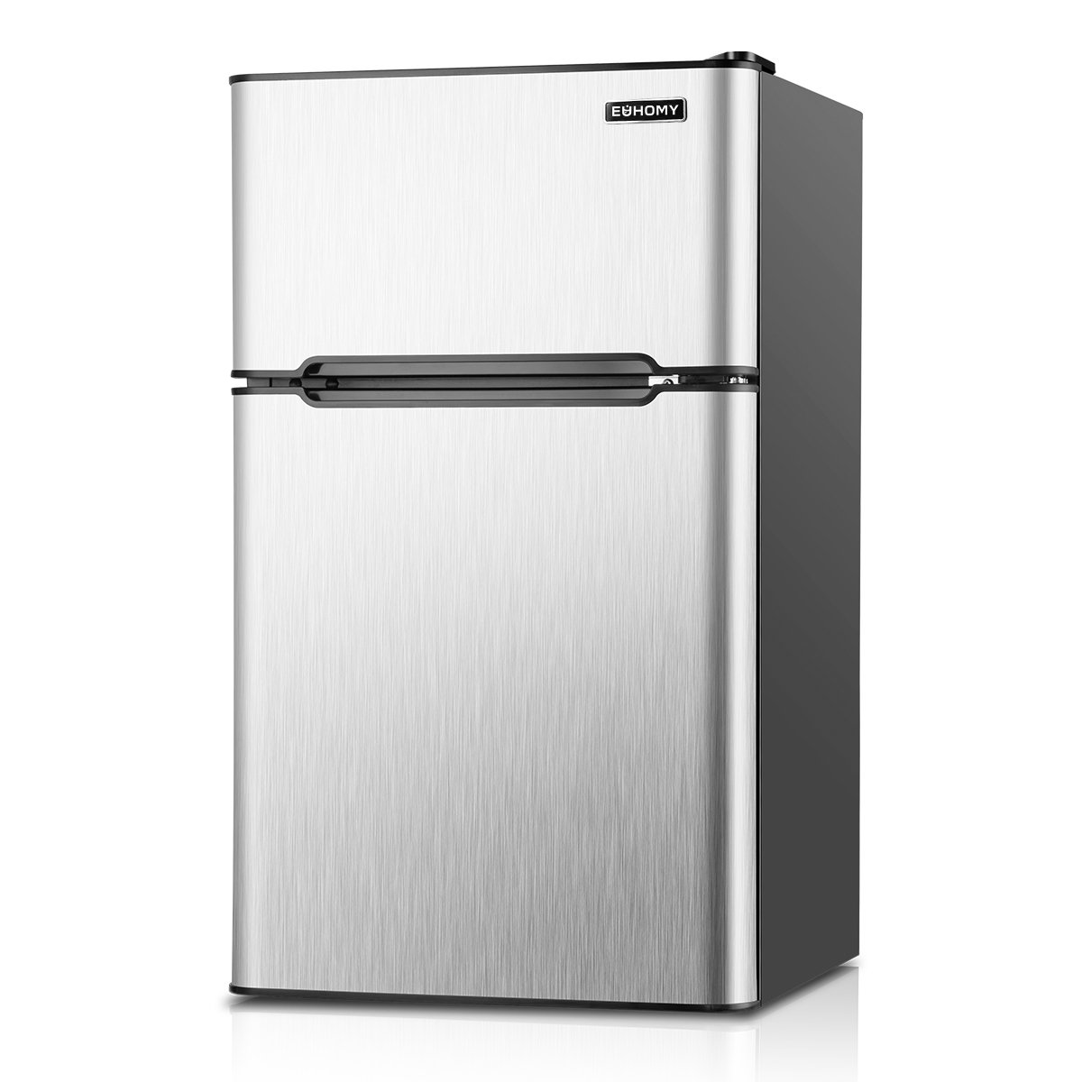 Euhomy Mini Freezer Countertop, 1.1 Cubic Feet, Single Door Compact Upright Freezer with Reversible Door, Removable Shelves, Small Freezer for Home