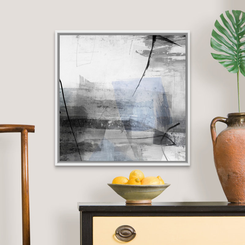 Reproduction d’art sur toile, "mise à la terre" par PI studio, Cadre blanc, H 26 po x l 26 po x P 1,75 po