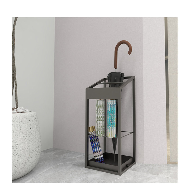 Metal Freestanding Umbrella Stand, Black