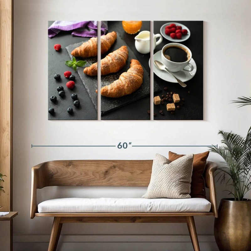 Yarlin Breakfast Croissants, 32" H x 50" W