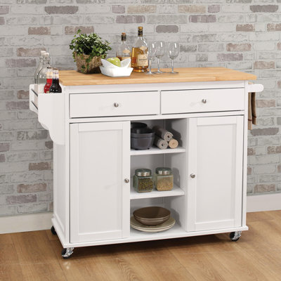 Krull 47 " W Kitchen Cart