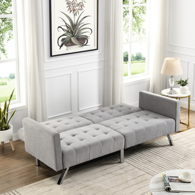 Gris avec dossier divisé pour une utilisation polyvalente des sièges pliants dans une chambre de dortoir pratique, Light Grey