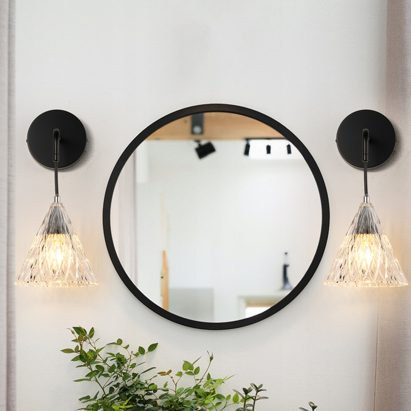 Applique murale en fer 5,5 pouces