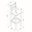 Ameirah Solid Wood Counter Stool