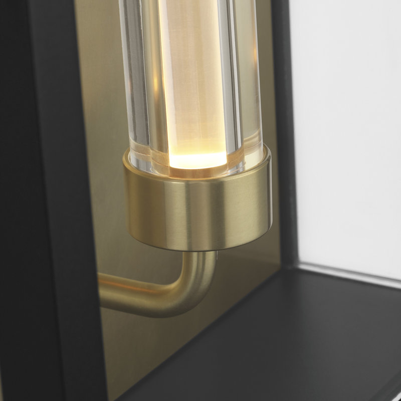 Enferme LED Outdoor Sconce, 29" H x 9.7" W x 3.9" D