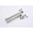 Brushed Nickel Pot Filler Faucet Wall Mount, Arm Facilitates Filling Process, Double Handles Water Loss, Build Quality Mounted Faucet, Enhances Convenience, Control Supply Precisely, To Corrosion