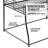 Full Xl Over Queen Bunk Bed, Metal Floor Bunk Beds For Bedroom, No Box Spring Needed, Space-Saving,  Black