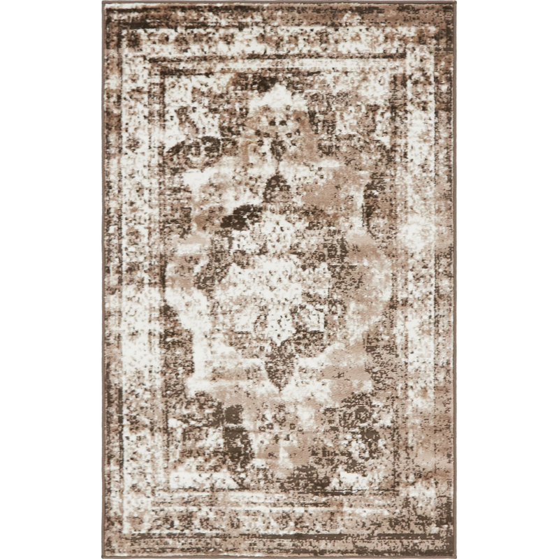 Oriental Area Rug, Rectangle 66 x 91cm