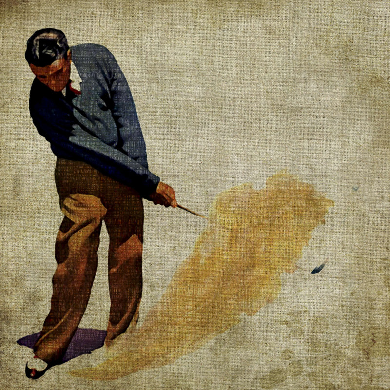 Sports rétro I, H 12 po x l 12 po
