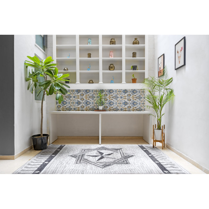 Moroccan Indoor Rug, Rectangle 5' x 8'