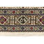 Tapis oriental tribal crème 4 po x 5 po x 5 po Stoian