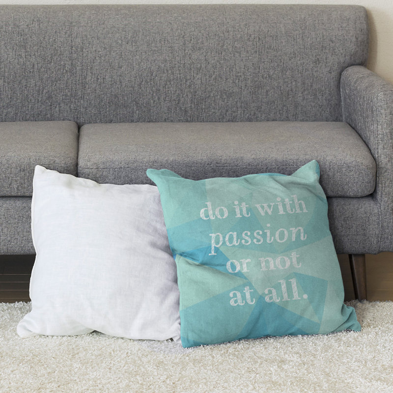 Coussin de sol inspirant la passion des pierres précieuses, 28 po x 28 po, Zircon