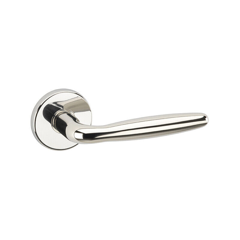 Polished Nickel Rose Door Handle