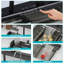 Évier de cuisine 30 po - évier cascade 30 po x 19 po x 9 po à cuve simple multifonction de calibre 16 en acier inoxydable avec fonctions numériques
