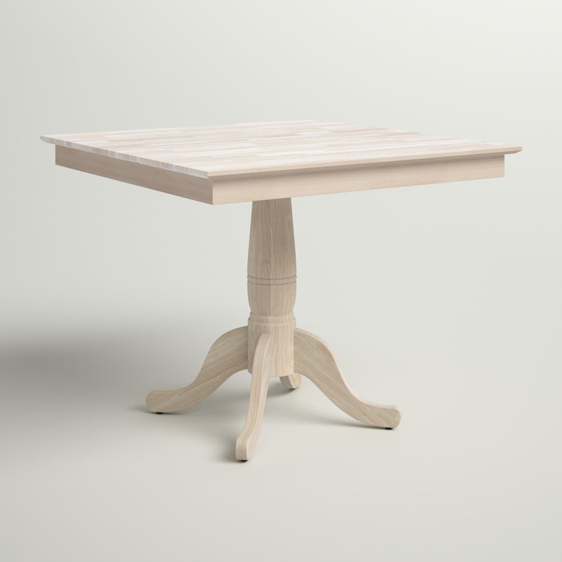 Donta Solid Wood Pedestal Dining Table