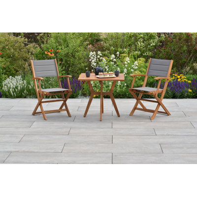 Minooka 2 - Person Wood Patio Dining Set with Square Table