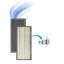 Personal Air Purifier with HEPA Type Filter for 0 Square Feet