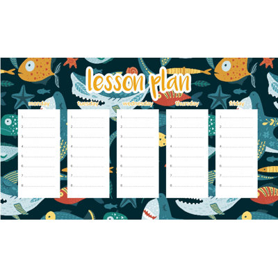 Magnetic Lesson Plan Surprised Fish