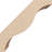 Timberthane Rough Cedar Faux Wood Funston Knee Brace, 3"W x 14"D x 14"H, Primed Tan-88136711