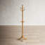 Gaston 10 - Hook Freestanding Solid Wood Coat Rack-1462860371