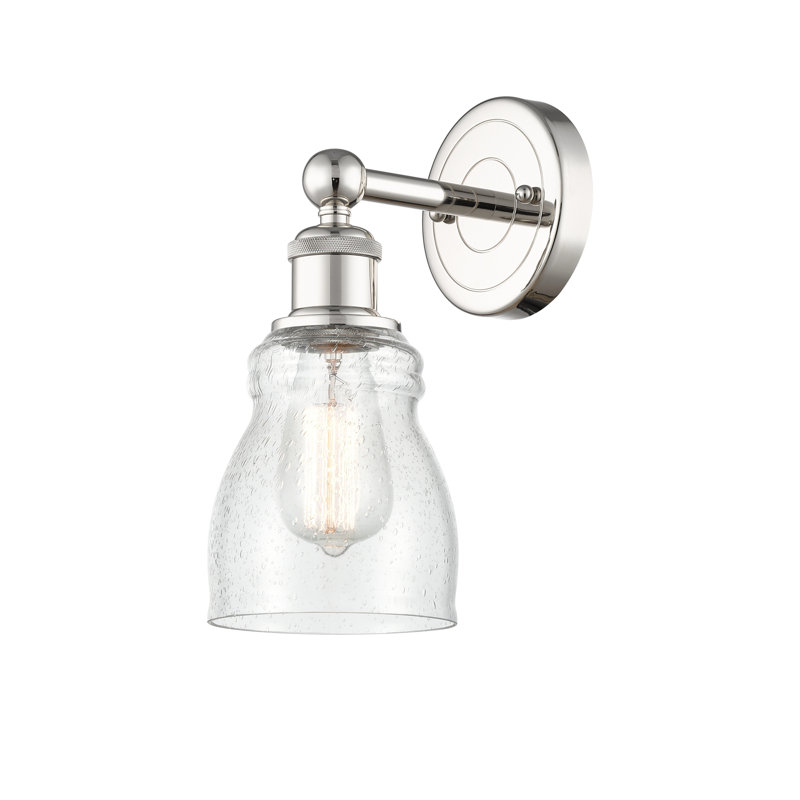 Cascades Armed Sconce, Seedy, Polished Nickel