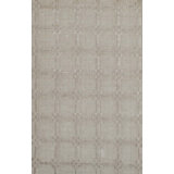 Wool Geometric Area Rug in Beige