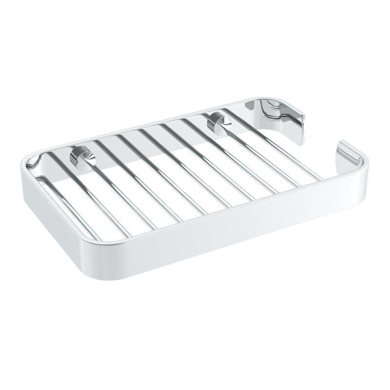 Panier de douche à visser Desmone, Chrome, H 0,79 po x l 6,3 po x P 3,94 po