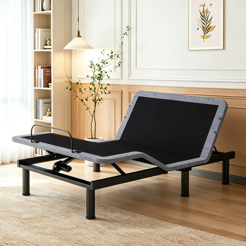 12" Adjustable Bed Base With Massage & Zero Gravity, App & Remote Control, Anti-Snore, USB Chargers, 750Lb Weight Capacity, Fits 5"-12" Mattresses Including Memory Foam