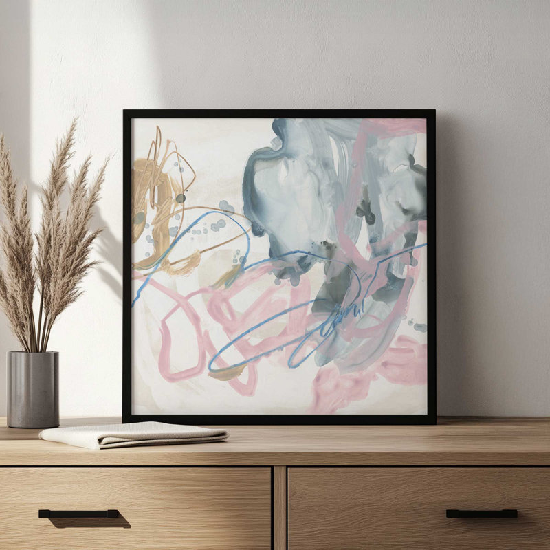 «Agate Freeway II» par June Erica Vess, reproduction d'art, Noir, H 12 po x l 12 po