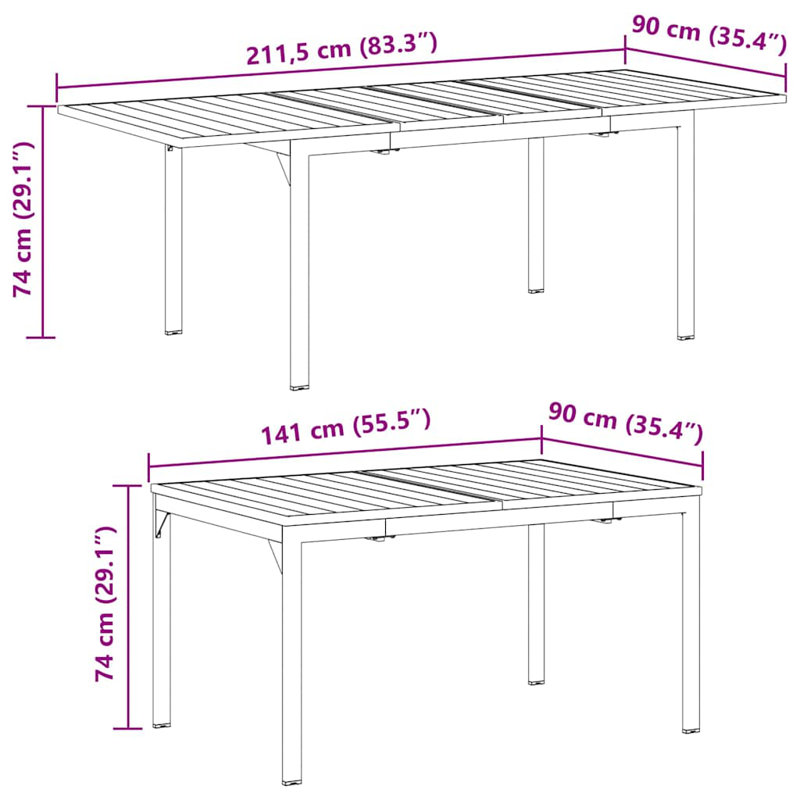 8 - Person Patio Dining Set with